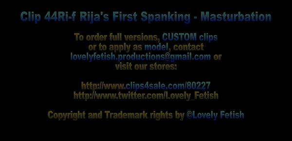  Clip 44Ri-f Rijas First Spanking - Masturbation - MC - Full Version Sale $6